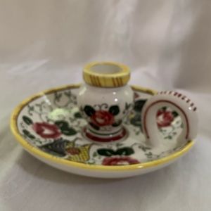 Antique Early Provincial candle holder